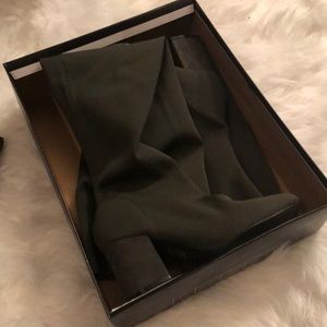 brand New in Box F21 Thigh High green boots